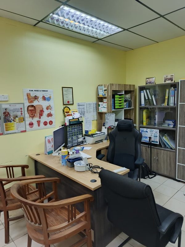Bilik konsultasi Klinik Dr Mohd Ali Jengka